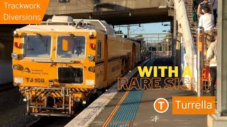 Sydney Transport Vlog 340 Turrella Trackwork Diversions  With a Rare Sight [upl. by Orvah]