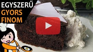 Sacher torta  Recept Videók [upl. by Marigolde]