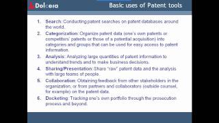 Patent Dashboard in the Family of Patent Tools [upl. by Lundell]