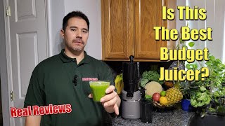 AMZCHEF Sj036 53Inch Masticating Juicer  Unboxing and Real Review [upl. by Pazit832]