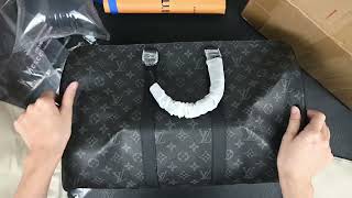 Louis Vuitton LV Keepall Bandoulière 55 [upl. by Matilde]