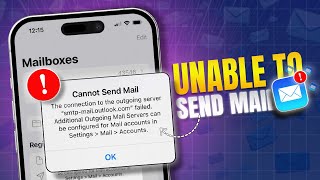 Fix Unable to Send Email on iPhone  Solve Mail Cannot Send Issue on iPhone [upl. by Rimola]