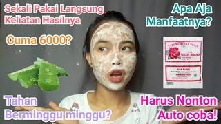 Masker Lidah Buaya dan Tepung Beras  Masker Alami Pencerah Wajah [upl. by Anaitsirhc]