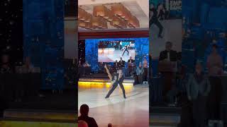 Kirill Belorukov amp Valeria Aidaeva  Jive Solo  Pro Latin  Empire Open [upl. by Ahsiemak]