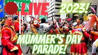 Mummers Day Parade Live 2023 [upl. by Tonjes]