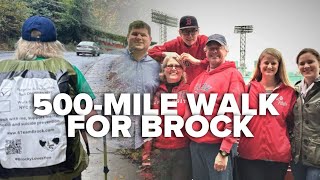 Brocky loves you Clarence mom walking 500 miles across NYS to honor her late son [upl. by Lleinnad887]