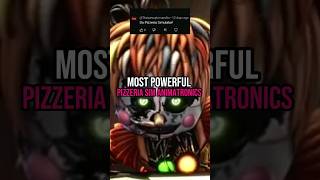 Strongest FNAF Pizzeria Sim Characters shorts edit fnaf fyp [upl. by Lledra811]