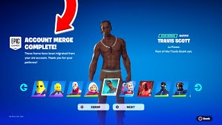 HOW TO MERGE FORTNITE ACCOUNTS 2024 [upl. by Frerichs]