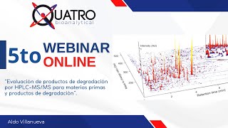 5to WEBINAR quotEvaluación de productos de degradación por HPLCMSMS para materias primasquot 2024 [upl. by Nnylram]