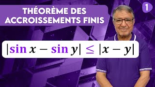 Théorème des accroissements finis TAF  Ex1 [upl. by Euqinorev]