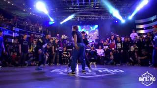 Bboy Crew Semifinal 2 Double Kill vs HRC Bboy  Chelles Battle Pro Taiwan 2014 [upl. by Eidaj614]