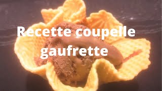 Comment réaliser des coupelles en gaufrette pour vos glaces en dessert [upl. by Stila]