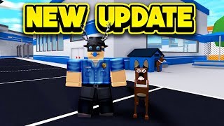 NEW POLICE DOGS UPDATE ROBLOX Mad City [upl. by Atnauqal18]