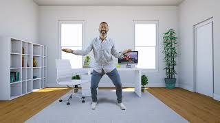 New Pack Dad dance moves  Exercise breaks for work  Wakeout [upl. by Ivy]