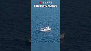 터키 해군 프레베자함의 아키야 중어뢰 발사 시험  Turkish Navy TCG Preveze S353 AKYA heavy torpedo firing test [upl. by Aduhey499]