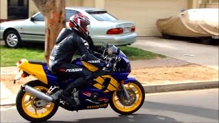 Honda CBR 250RR MC22 Factory Exhaust Sound [upl. by Uht492]