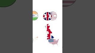 countries and their enemies part1 countryballs viralvideo [upl. by Eissirhc]