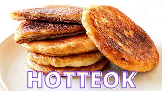 THE BEST HOTTEOK RECIPE  Korean Style Sweet Pancakes  호떡 [upl. by Thgiled]