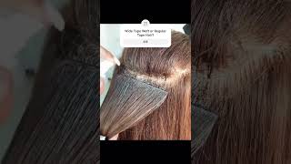 How to Remove Wide Tape Weft tapehair hairtutorials haireducation salon [upl. by Airelav635]