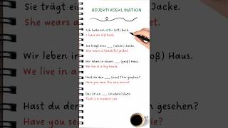 Master Adjective Deklination in 60 Seconds  Quick German Grammar Tips deutsch germanlanguage [upl. by Natanoy675]