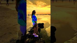 Serine ambience of Ashvem beach goa shorts [upl. by Aramot642]