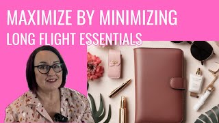 MAXIMIZE your packing list by going MINIMALIST travel gadgets that are long flight essentials [upl. by Werdn]