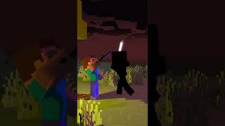 Villains Are Not Born They Are Made 🤯😨 Herobrine Life Part 2 Minecraft Animation shorts [upl. by Peter]