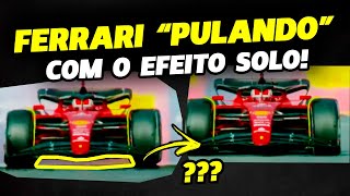 FERRARI SENTINDO O quotEFEITOquot DO EFEITO SOLO NOS TESTES DE PRÉTEMPORADA  FÓRMULA 1  GP EM CASA [upl. by Magdalene]