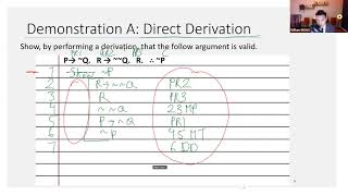 How to Do a Direct Derivation Sentential Logic [upl. by Lowndes938]