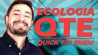 QTE  QUICK TIP ENEM  ECOLOGIA  RELAÇÕES ECOLÓGICAS [upl. by Netsyrk]