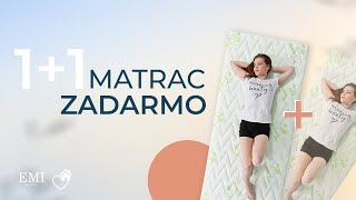 Akcia 11 ZADARMO na matrace 🛏️  EMI [upl. by Okiam26]