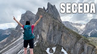 Seceda Wanderung zum bekanntesten Fotomotiv in den Dolomiten in Südtirol [upl. by Llertnauq]