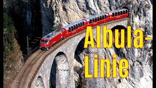 Die AlbulaLinie der Rhätischen Bahn in der Schweiz [upl. by Okimuk256]