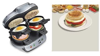 Dual Breakfast Sandwich Maker Feta Egg amp Pesto [upl. by Lunneta]