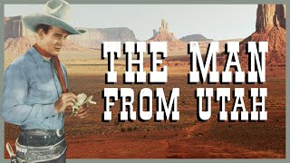 The Man from Utah 🍃  Full Lenght Colorized Western Movie  John Wayne 1934 [upl. by Einej]