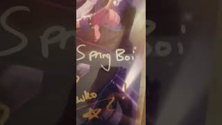 One Of My Signed Dawko Prints Arrived fivenightsatfreddys dawko prints signed streamily [upl. by Eerrehc]