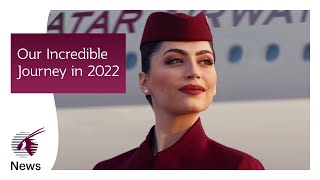 Our Incredible Journey in 2022  Qatar Airways [upl. by Zandt]