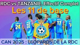 💥RDC vs TANZANIE  Onze Entrant [upl. by Annaear]