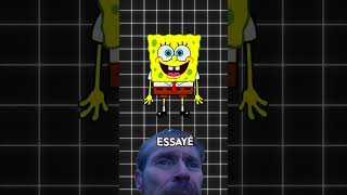 Steve vs Bob qui est le plus SOLIDE science maths physique minecraft bobleponge [upl. by Denoting]