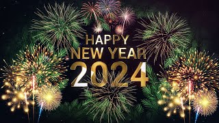 Happy New Year 2024 Wishes Blue Screen and Black Screen Video Effects HD [upl. by Katleen]