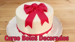 Curso 100 Gratuito de Bolos Decorados  Aprenda de Forma Fácil a Decorar Bolos  Cakepedia [upl. by Immaj]