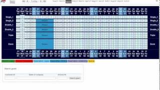 HowTo insert a guest and bookings in Loventis Booking System [upl. by Idnarb]