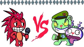 FnF Flaky VS Flippy Flipped  FNF ANIMATION [upl. by Rosamond]