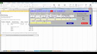 6 Auftragsabwicklung in Excel VBA Rechnungen erstellen und bearbeiten [upl. by Nyrok]