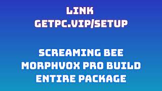 🔸Screaming Bee MorphVOX Pro Build👻 HOW TO INSTALL 💻PCLAPTOP TUTORIAL 2024 no charge🏈 [upl. by Daphna475]