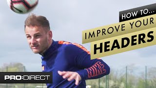 How to header a football  Improve Your Heading Soccer Tutorial [upl. by Laon622]