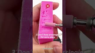 Tips for using sanding bands🔥🔥 nails naildrill naildrillbits sanding sandingbands nailcare [upl. by Attebasile93]