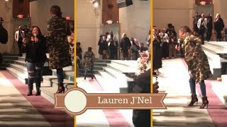 LeAndria Johnson Mic Toss To Kierra Sheard and Karen Clark Sheard  Worship [upl. by Nicholson394]