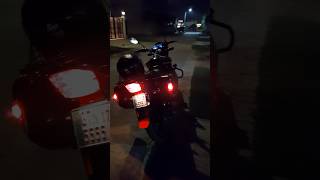 Biking  Honda nightride bike bikelover travel love me youtubeshorts shorts rider road [upl. by Plafker]