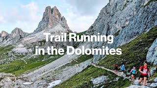 Why you should go on a Trail Running Adventure in the Dolomites [upl. by Amorette]